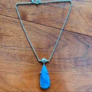 Kendra Scott Silver and Purple Necklace